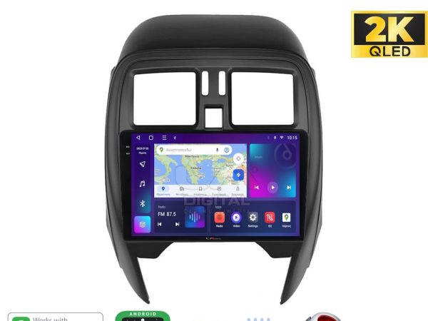 LM Digital - LM ZQ8460 GPS Οθόνη OEM Multimedia Αυτοκινήτου για Nissan Micra K13 2010 > 2016 (CarPlay/AndroidAuto/BT/GPS/WIFI/GPRS)
