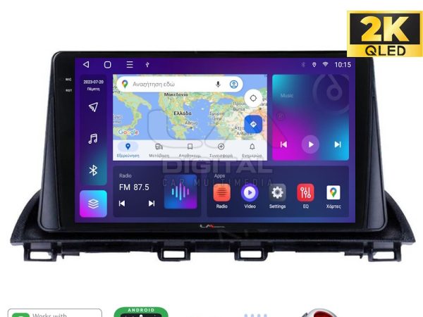 LM Digital - LM ZQ8461 GPS Οθόνη OEM Multimedia Αυτοκινήτου για Mazda 3 2014 >  (CarPlay/AndroidAuto/BT/GPS/WIFI/GPRS)