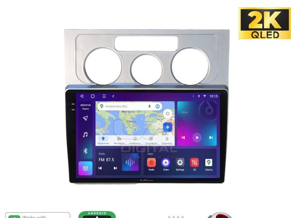 LM Digital - LM ZQ8512 GPS Οθόνη OEM Multimedia Αυτοκινήτου για VW Touran 2003 > 2010 (CarPlay/AndroidAuto/BT/GPS/WIFI/GPRS)