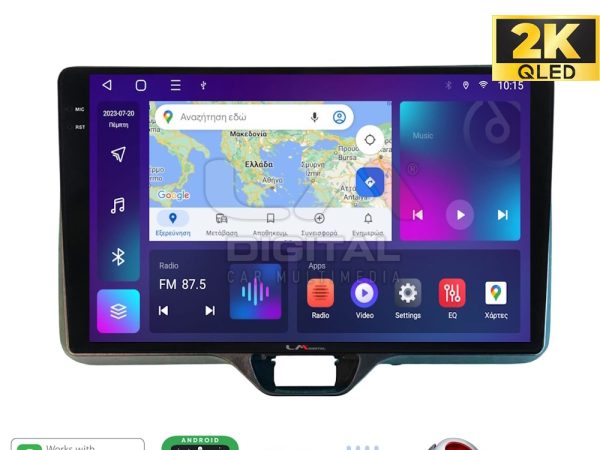 LM Digital - LM ZQ8554 GPS Οθόνη OEM Multimedia Αυτοκινήτου για TOYOTA YARIS 2020> (CarPlay/AndroidAuto/BT/GPS/WIFI/GPRS)