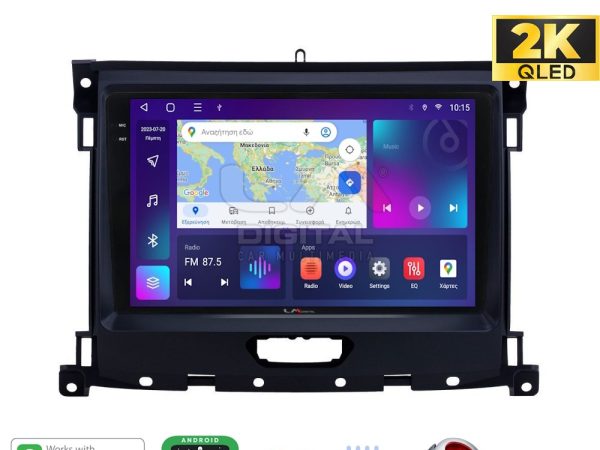 LM Digital - LM ZQ8575 GPS Οθόνη OEM Multimedia Αυτοκινήτου για FORD RANGER 2019 > (CarPlay/AndroidAuto/BT/GPS/WIFI/GPRS)