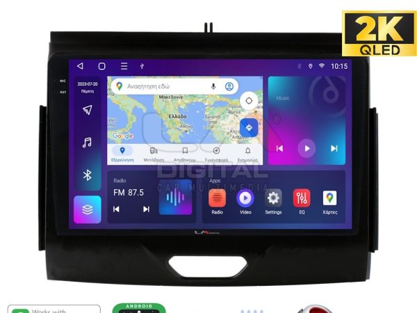 LM Digital - LM ZQ8576B GPS Οθόνη OEM Multimedia Αυτοκινήτου για FORD RANGER 2015>2020 (CarPlay/AndroidAuto/BT/GPS/WIFI/GPRS)