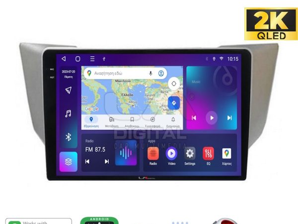 LM Digital - LM ZQ8620 GPS Οθόνη OEM Multimedia Αυτοκινήτου για LEXUS RS 2003>2009 (CarPlay/AndroidAuto/BT/GPS/WIFI/GPRS)