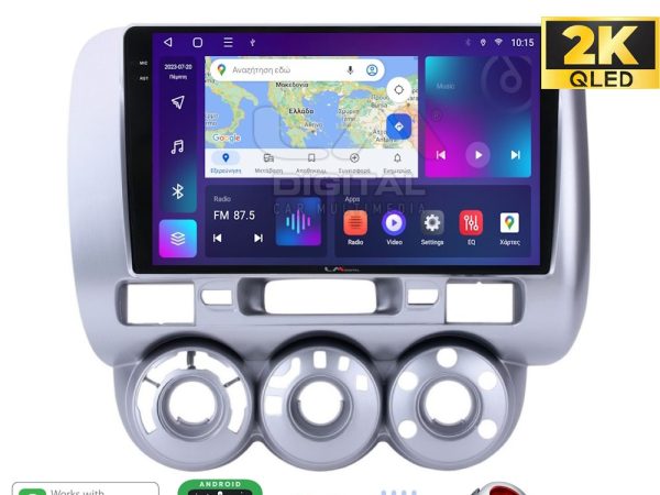 LM Digital - LM ZQ8730 GPS Οθόνη OEM Multimedia Αυτοκινήτου για HONDA JAZZ 2002>2009 (CarPlay/AndroidAuto/BT/GPS/WIFI/GPRS)