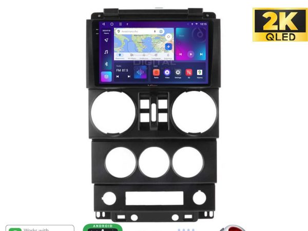 LM Digital - LM ZQ8748 GPS Οθόνη OEM Multimedia Αυτοκινήτου για JEEP WRANGLER 2007 > 2011 (CarPlay/AndroidAuto/BT/GPS/WIFI/GPRS)