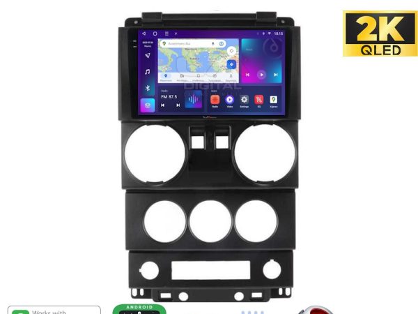 LM Digital - LM ZQ8748B GPS Οθόνη OEM Multimedia Αυτοκινήτου για JEEP WRANGLER 2007 > 2011 (CarPlay/AndroidAuto/BT/GPS/WIFI/GPRS)
