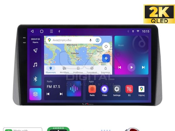 LM Digital - LM ZQ8749 GPS Οθόνη OEM Multimedia Αυτοκινήτου για Fiat Tipo 2015 > 2019 (CarPlay/AndroidAuto/BT/GPS/WIFI/GPRS)