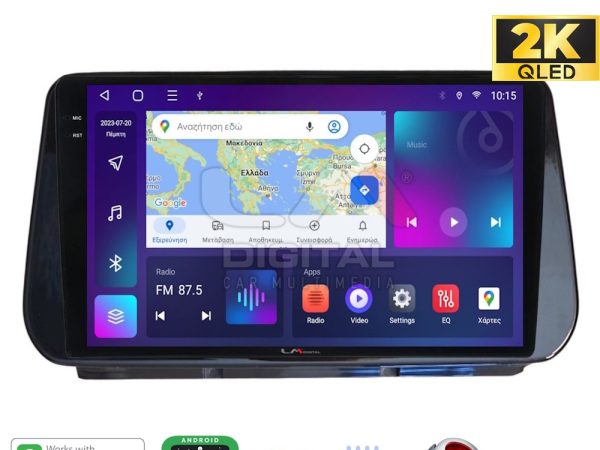 LM Digital - LM ZQ8963 GPS Οθόνη OEM Multimedia Αυτοκινήτου για Hyundai Santa Fe  - IX45 2018 > 2019 (CarPlay/AndroidAuto/BT/GPS/WIFI/GPRS)