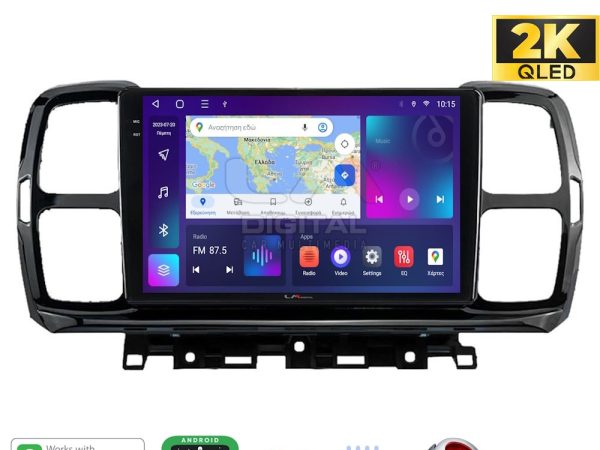 LM Digital - LM ZQ8996 GPS Οθόνη OEM Multimedia Αυτοκινήτου για Citroen C5 AirCross 2017 > 2021 (CarPlay/AndroidAuto/BT/GPS/WIFI/GPRS)