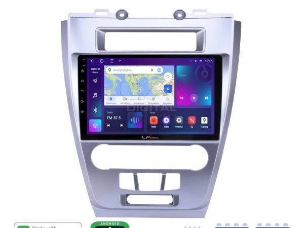 LM Digital - LM ZR8047 GPS Οθόνη OEM Multimedia Αυτοκινήτου για Ford Fusion 2012>2017 (CarPlay/AndroidAuto/BT/GPS/WIFI/GPRS)