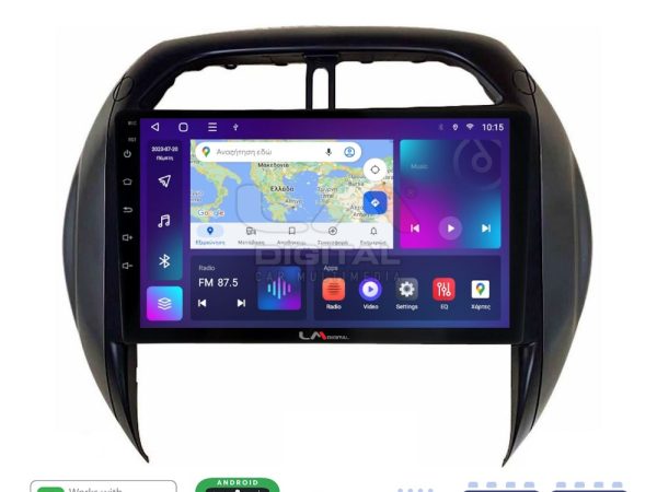 LM Digital - LM ZR8071CL GPS Οθόνη OEM Multimedia Αυτοκινήτου για Toyota Rav4 2000 > 2006 (CarPlay/AndroidAuto/BT/GPS/WIFI/GPRS)