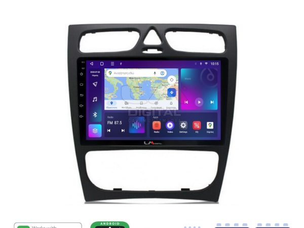 LM Digital - LM ZR8171 GPS Οθόνη OEM Multimedia Αυτοκινήτου για MERCEDES C (W203) - CLK (W208) (CarPlay/AndroidAuto/BT/GPS/WIFI/GPRS)