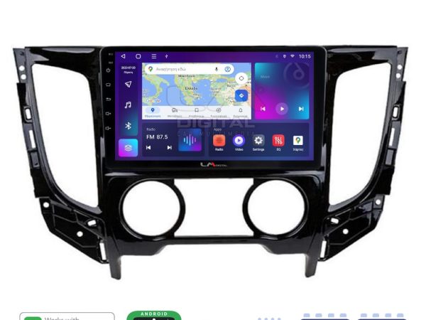 LM Digital - LM ZR8230A GPS Οθόνη OEM Multimedia Αυτοκινήτου για Mitsubishi L200 2014 > Μόνο για αυτοκίνητα με Air Condition (CarPlay/AndroidAuto/BT/GPS/WIFI/GPRS)