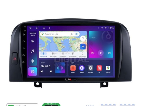 LM Digital - LM ZR8247 GPS Οθόνη OEM Multimedia Αυτοκινήτου για Hyundai Sonata 2006 > 2009 (CarPlay/AndroidAuto/BT/GPS/WIFI/GPRS)