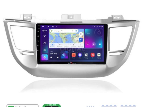LM Digital - LM ZR8361 GPS Οθόνη OEM Multimedia Αυτοκινήτου για Hyundai Tucson 2015 < 2019 (CarPlay/AndroidAuto/BT/GPS/WIFI/GPRS)