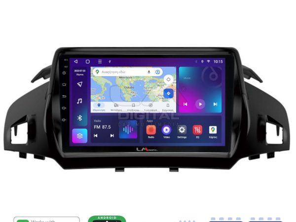 LM Digital - LM ZR8362 GPS Οθόνη OEM Multimedia Αυτοκινήτου για FORD KUGA 2013> & C-MAX 2011> (CarPlay/AndroidAuto/BT/GPS/WIFI/GPRS)