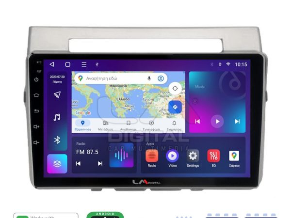 LM Digital - LM ZR8417 GPS Οθόνη OEM Multimedia Αυτοκινήτου για Toyota Corolla Verso 2004 > 2009 (CarPlay/AndroidAuto/BT/GPS/WIFI/GPRS)