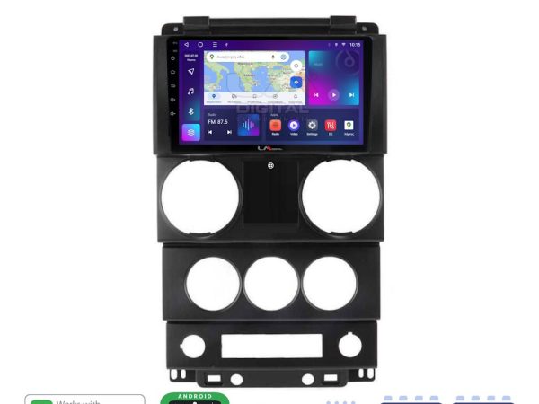 LM Digital - LM ZR8748C GPS Οθόνη OEM Multimedia Αυτοκινήτου για Jeep Wrangler 2007 > 2011 (CarPlay/AndroidAuto/BT/GPS/WIFI/GPRS)