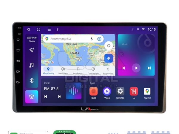 LM Digital - LM ZR8754 GPS Οθόνη OEM Multimedia Αυτοκινήτου για Toyota Yaris 2023 > (CarPlay/AndroidAuto/BT/GPS/WIFI/GPRS)