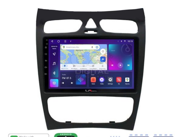 LM Digital - LM ZR8812 GPS Οθόνη OEM Multimedia Αυτοκινήτου για Mercedes CLK (W209) 2000 > 2004 (CarPlay/AndroidAuto/BT/GPS/WIFI/GPRS)