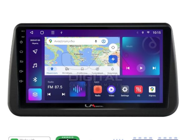 LM Digital - LM ZR8962 GPS Οθόνη OEM Multimedia Αυτοκινήτου για Opel Meriva 2010 > 2017 (CarPlay/AndroidAuto/BT/GPS/WIFI/GPRS)