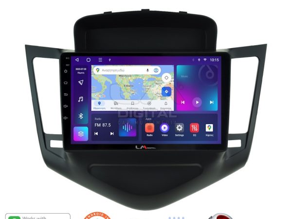 LM Digital - LM ZT8045 GPS Οθόνη OEM Multimedia Αυτοκινήτου για CHEVROLET CRUZE 2008>2013 (CarPlay/AndroidAuto/BT/GPS/WIFI/GPRS)