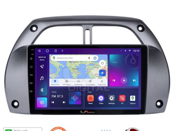 LM Digital - LM ZT8071 GPS Οθόνη OEM Multimedia Αυτοκινήτου για Toyota Rav 4 2001 > 2006 (CarPlay/AndroidAuto/BT/GPS/WIFI/GPRS)