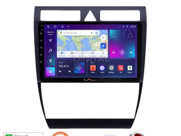 LM Digital - LM ZT8102 GPS Οθόνη OEM Multimedia Αυτοκινήτου για Audi A6 1998 > 2004 (CarPlay/AndroidAuto/BT/GPS/WIFI/GPRS)