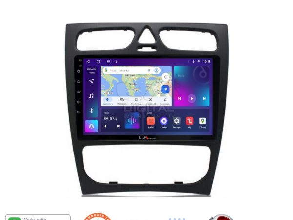 LM Digital - LM ZT8171 GPS Οθόνη OEM Multimedia Αυτοκινήτου για MERCEDES C (W203) - CLK (W208) (CarPlay/AndroidAuto/BT/GPS/WIFI/GPRS)