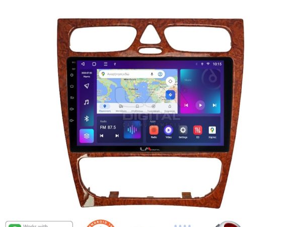LM Digital - LM ZT8171W GPS Οθόνη OEM Multimedia Αυτοκινήτου για Mercedes C Class 1999 > 2004 (Προ Facelift) (CarPlay/AndroidAuto/BT/GPS/WIFI/GPRS)