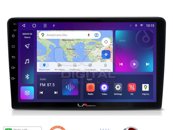 LM Digital - LM ZT8256 GPS Οθόνη OEM Multimedia Αυτοκινήτου για Mazda 2 2002 > 2007 (CarPlay/AndroidAuto/BT/GPS/WIFI/GPRS)