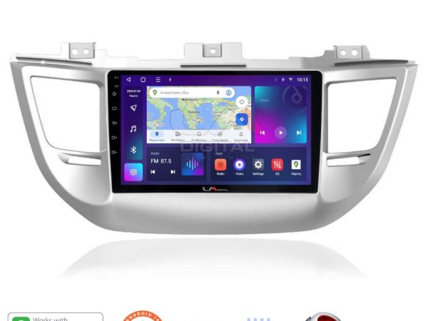 LM Digital - LM ZT8361 GPS Οθόνη OEM Multimedia Αυτοκινήτου για Hyundai Tucson 2015 < 2019 (CarPlay/AndroidAuto/BT/GPS/WIFI/GPRS)