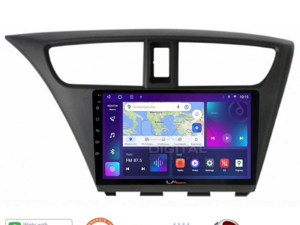 LM Digital - LM ZT8389 GPS Οθόνη OEM Multimedia Αυτοκινήτου για Honda Civic 2012 > 2016 (CarPlay/AndroidAuto/BT/GPS/WIFI/GPRS)