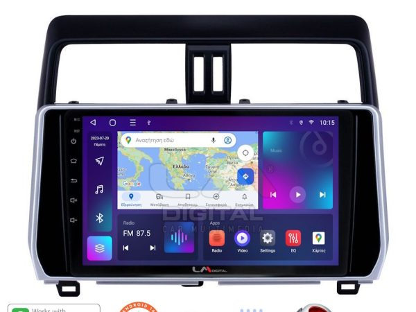 LM Digital - LM ZT8400 GPS Οθόνη OEM Multimedia Αυτοκινήτου για Toytota Land Cruiser 2019> (CarPlay/AndroidAuto/BT/GPS/WIFI/GPRS)