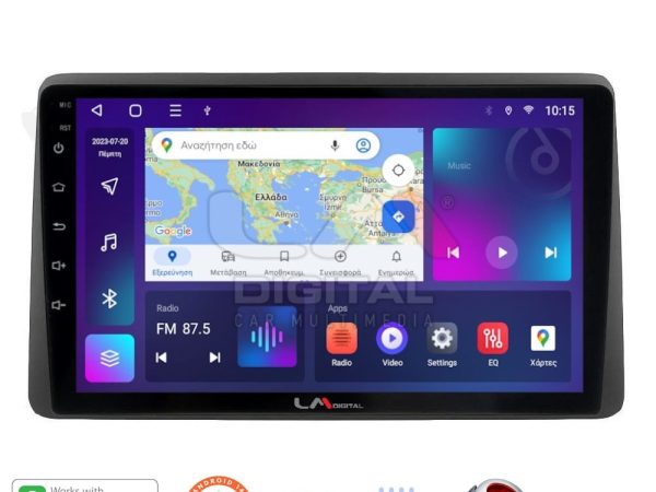 LM Digital - LM ZT8434 GPS Οθόνη OEM Multimedia Αυτοκινήτου για DACIA DUSTER 2019> (CarPlay/AndroidAuto/BT/GPS/WIFI/GPRS)