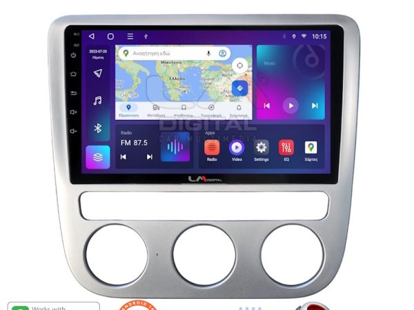 LM Digital - LM ZT8488 GPS Οθόνη OEM Multimedia Αυτοκινήτου για VW Scirocco & Eos 2008 > 2013 (CarPlay/AndroidAuto/BT/GPS/WIFI/GPRS)