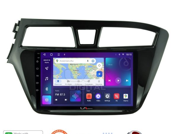 LM Digital - LM ZT8517 GPS Οθόνη OEM Multimedia Αυτοκινήτου για Hyundai i20 2015> (CarPlay/AndroidAuto/BT/GPS/WIFI/GPRS)