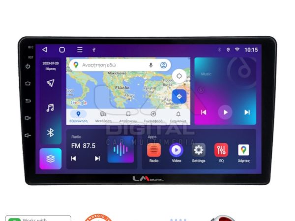 LM Digital - LM ZT8715 GPS Οθόνη OEM Multimedia Αυτοκινήτου για Nissan Navara D40 2006 > 2016 clima (CarPlay/AndroidAuto/BT/GPS/WIFI/GPRS)