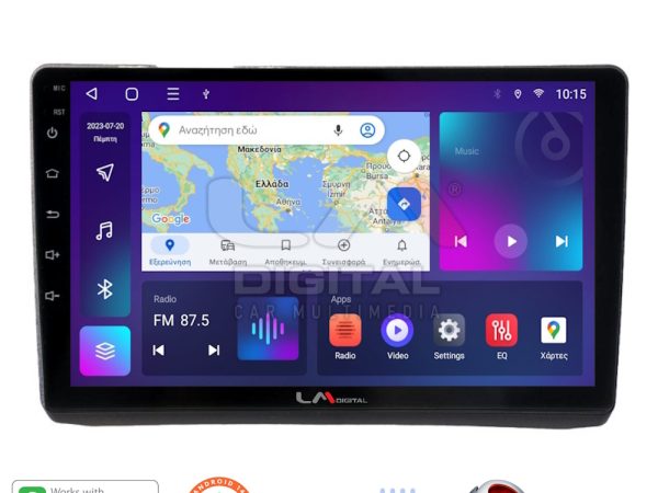 LM Digital - LM ZT8892 GPS Οθόνη OEM Multimedia Αυτοκινήτου για Opel Vivaro - Renault Trafic - Nissan Primastar 2002 >2009 (CarPlay/AndroidAuto/BT/GPS/WIFI/GPRS)