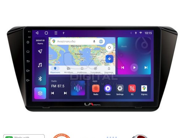 LM Digital - LM ZT8983 GPS Οθόνη OEM Multimedia Αυτοκινήτου για SKODA SUPERB 2016> (CarPlay/AndroidAuto/BT/GPS/WIFI/GPRS)
